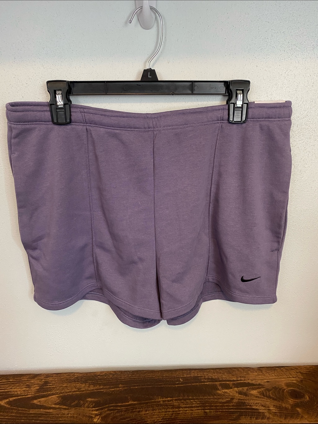 Nike Womenâs Lavender Athletic Shorts
